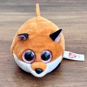 TY Beanie Babies Teeny Tys FINLEY THE FOX Mini Plush Stuffed Animal Toy 2016